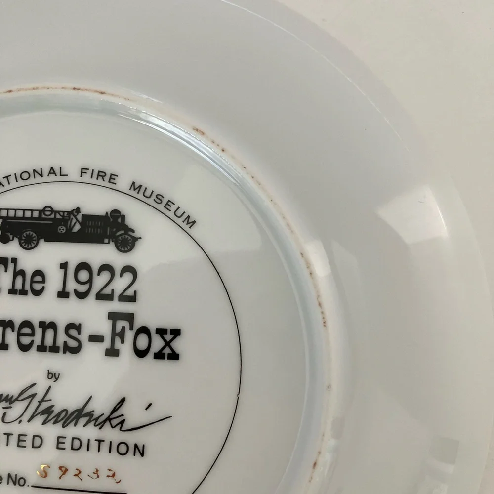 The Franklin Mint Collectors Plates, The National Fire Museum Plate, Vintage.